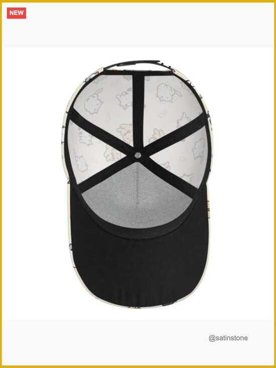 Cat Baseball Snapback Hat Adjustable Unisex Cap main image 6